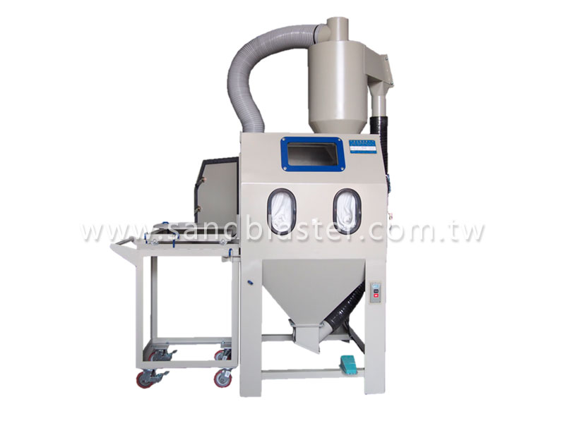 CT-162-1 旋風式噴砂機附台車轉盤