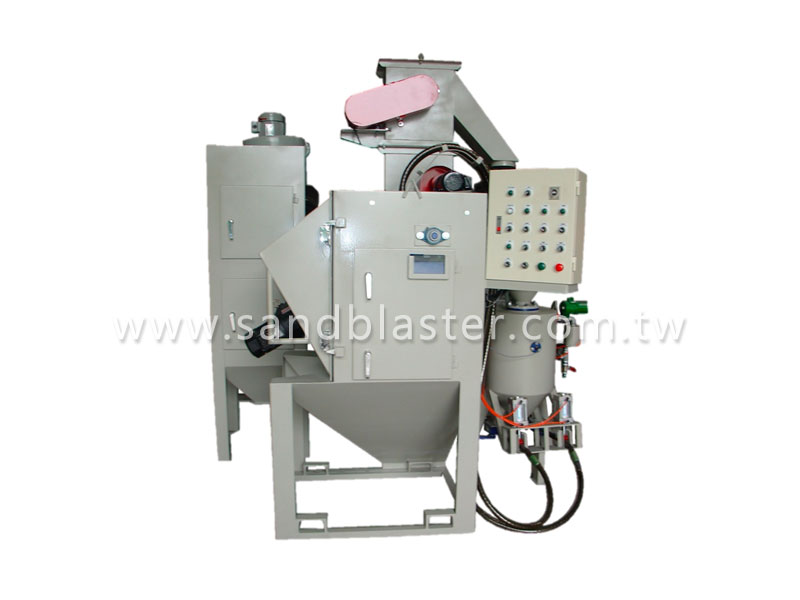 CT-168-2 八角轉藍加壓自動噴砂機