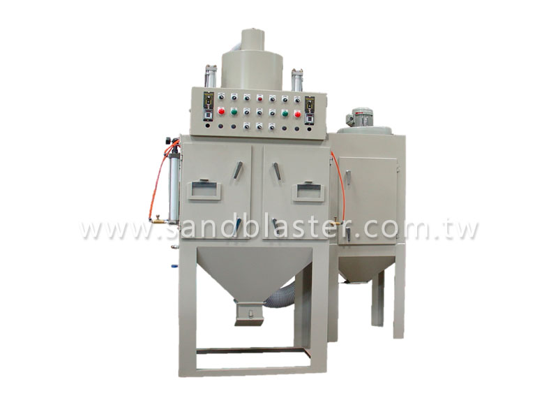 CT-176 雙槽式外徑自動噴砂機
